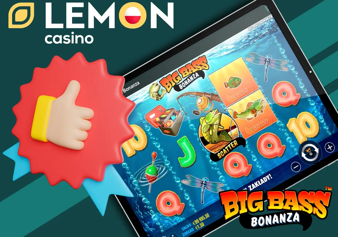 Sprawdź korzyści płynące z gry w Big Bass Bonanza w Lemon Casino